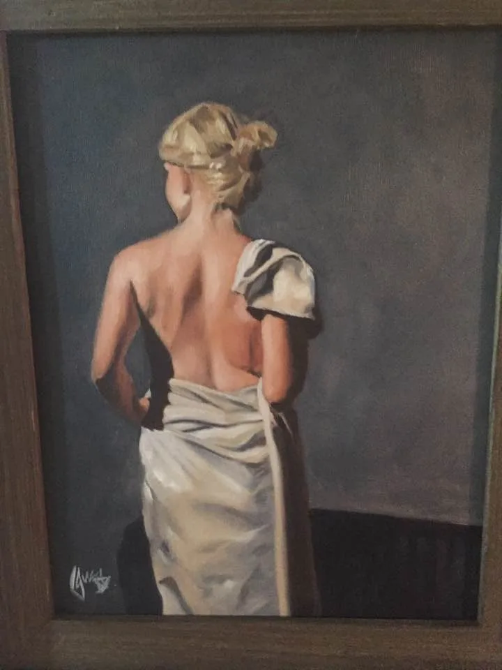 Figure painting by David Guess