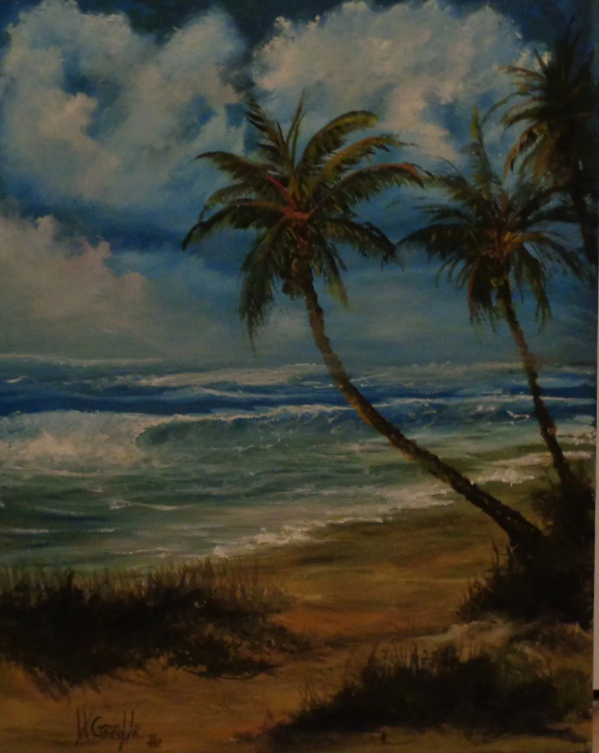Beach scene by Harry Albert Gray Jr.