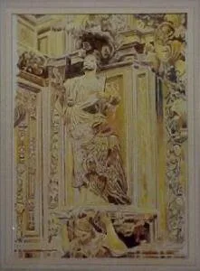 Altar painting by Walter Buckingham Swan