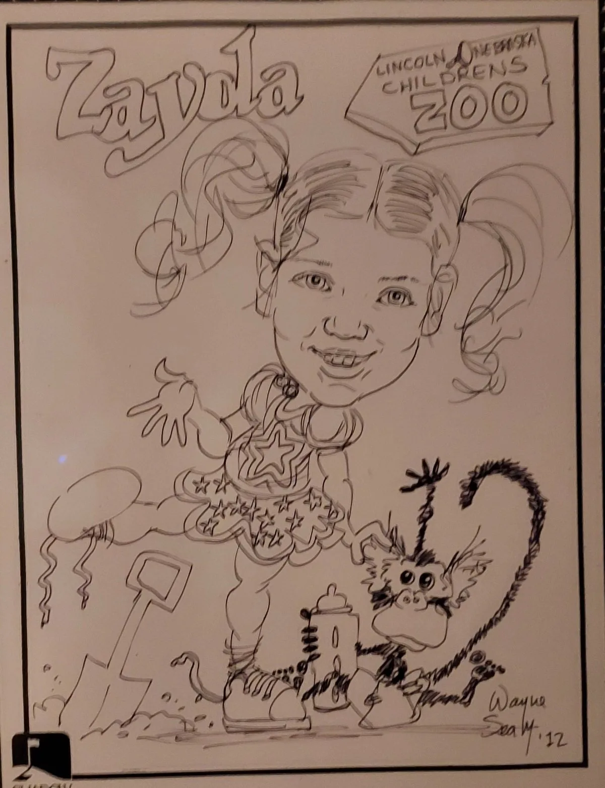 Zayda caricature by Wayne Sealy
